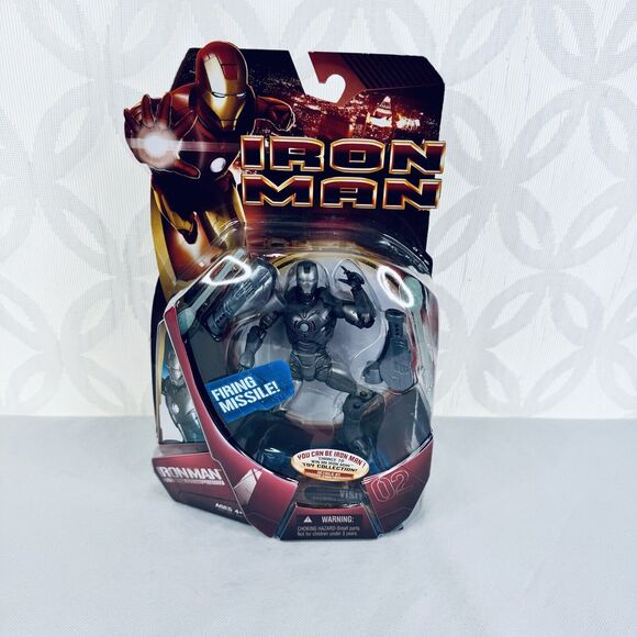Hasbro Iron Man Mark 02 II Firing Missile 6" Action Figure Prototype 2008 MCU - Picture 2 of 8